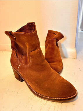 Dolce Vita Brown Suede Ankle Boots
